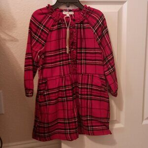 Girl's Dress Red & Black Size 5